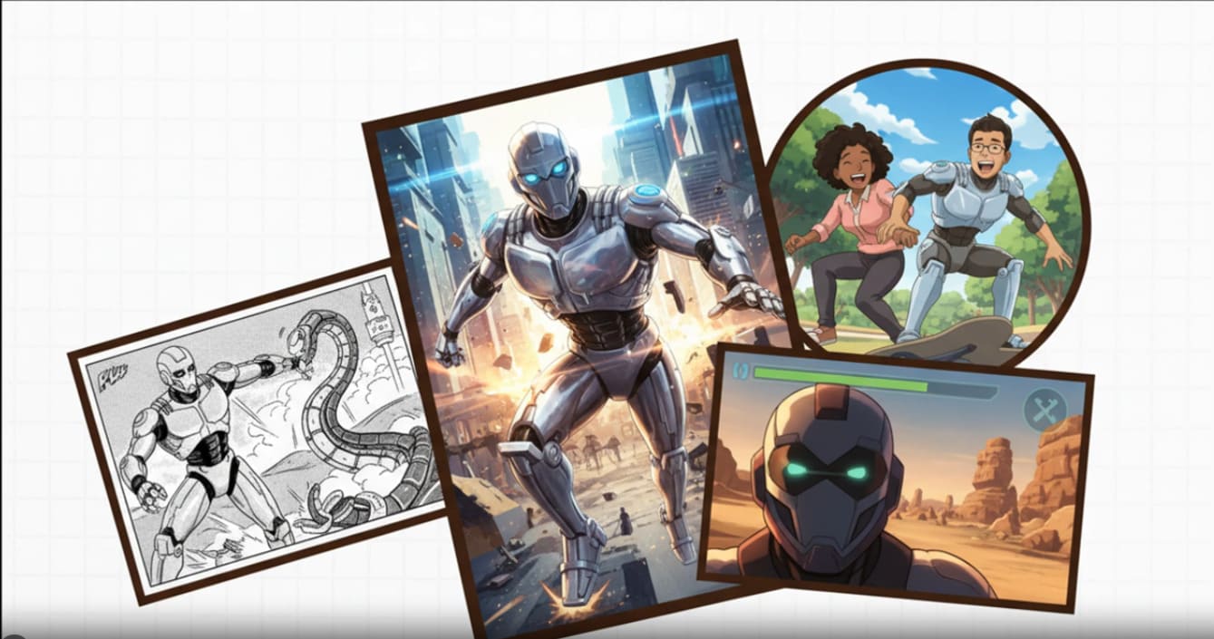 Representational AI-generated image of Robojit and the Sand Planet global entertainment project. By Rakesh Raman | RMN News Service