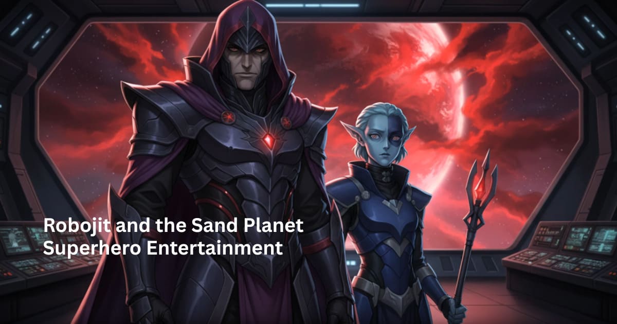 Representational AI-generated image of Robojit and the Sand Planet global entertainment project. By Rakesh Raman | RMN News Service