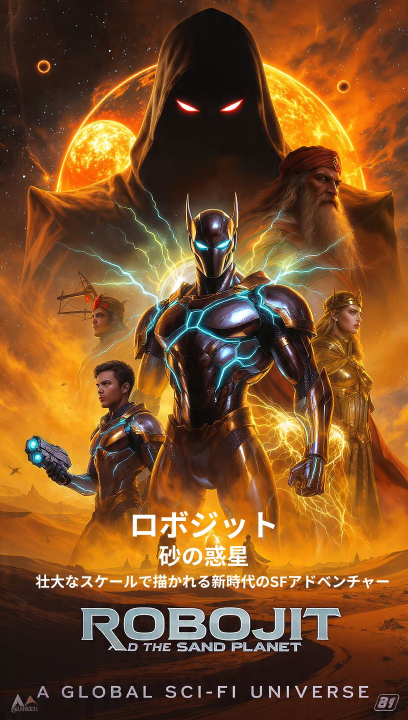 Robojit and the Sand Planet. Japan Poster