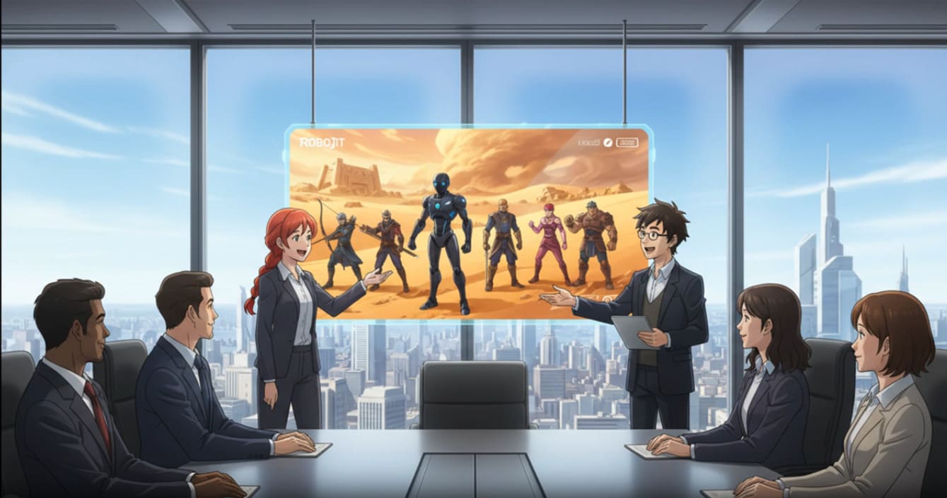 Representational AI-generated image of Robojit and the Sand Planet global entertainment project. By Rakesh Raman | RMN News Service