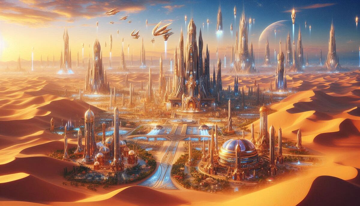 ‘Robojit and the Sand Planet’ Moves Into Global Visibility as Transmedia Sci-Fi Franchise. AI-generated image of Robojit and the Sand Planet.