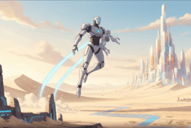 Representational AI-generated image of Robojit and the Sand Planet global entertainment project. By Rakesh Raman | RMN News Service