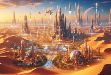 ‘Robojit and the Sand Planet’ Moves Into Global Visibility as Transmedia Sci-Fi Franchise. AI-generated image of Robojit and the Sand Planet.