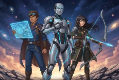 Representational AI-generated image of Robojit and the Sand Planet global entertainment project. By Rakesh Raman | RMN News Service