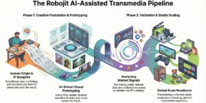 Robojit ai assisted transmedia production pipeline site