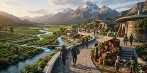 Robojit and the Sand Planet. Radon existed as a quiet, self-sustaining world — a rare balance of simplicity and advancement.