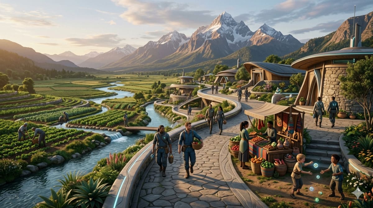 Robojit and the Sand Planet. Radon existed as a quiet, self-sustaining world — a rare balance of simplicity and advancement.